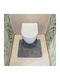 Sealskin Rutschfest Badematte Synthetisch,Polyester/Cotton/Leather Toilette 800633 Grey 57x60cm