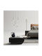 Ideal Lux Equinoxe Sp1 Pendant Light Silver with Socket G4 25x25cm