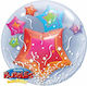 22" Μπαλόνι Bubble Αστέρια Celebration