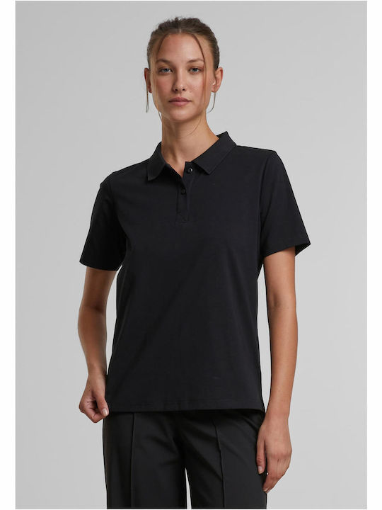 Sorona Γυναικεία Polo Μπλούζα Κοντομάνικη Black