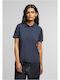 Sorona Women's Polo Blouse Short Sleeve Navy