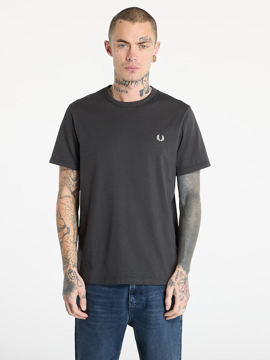 Fred Perry Ringer T-shirt Anchor Grey