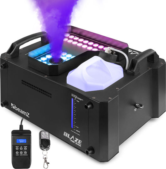 BeamZPro Μηχανή Καπνού LED 3500W με Ενσύρματο / Ασύρματο Χειριστήριο και Δυνατότητα Σύνδεσης με Κονσόλα Φωτισμού