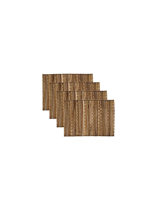 House Doctor Platzdeckchen Braun 48x35cm 4Stück
