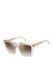 Carrera Women’s Sunglasses With Beige Horn-Rimmed Frame And Grey Gradient Lens 3067/S FWM/YK