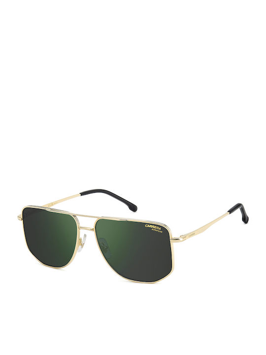 Carrera Men's Sunglasses with Gold Metallic Frame and Grey Lenses 355/S RHL/Q3