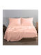 Ariete Satinport Σετ Σεντόνια Υπέρδιπλα 240x260εκ. Rose Gold (4τμχ)