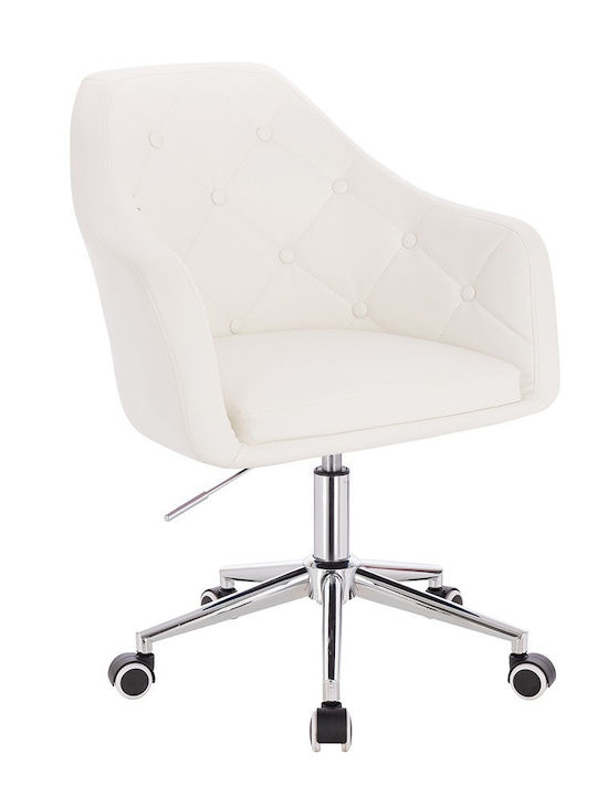 Chair Visitor in White Color 1pcs