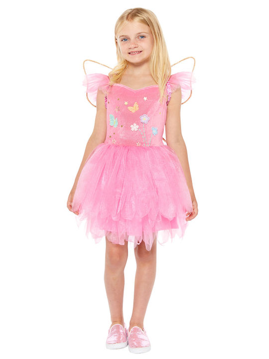 Kids Carnival Costume Pink Fairy