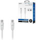 NOD Antenna Cable Coax male - Coax female White 1.5m 1pcs