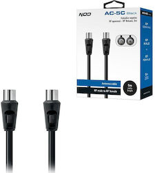 NOD Antenna Cable Coax Male - Coax Female Black 5m