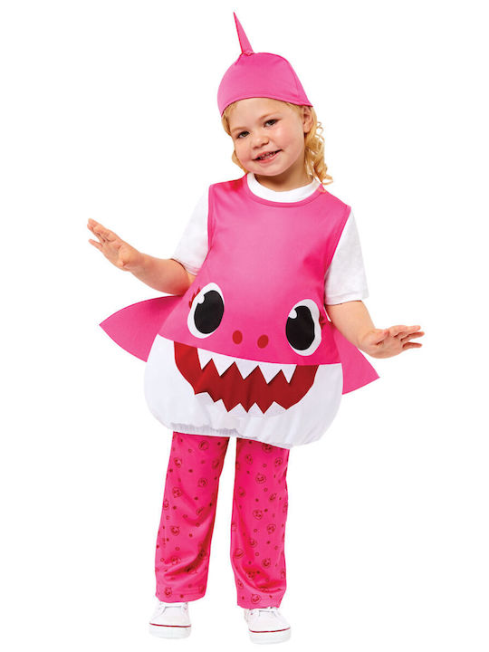 Αποκριάτικη Παιδική Στολή Baby Shark Baby Shark Ροζ Αποκριάτικη Παιδική Στολή Baby Shark Baby Shark Ροζ