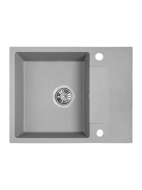 Kuchinox Drop-In Chiuvetă din Granit Sintetic L56xW44cm Gri