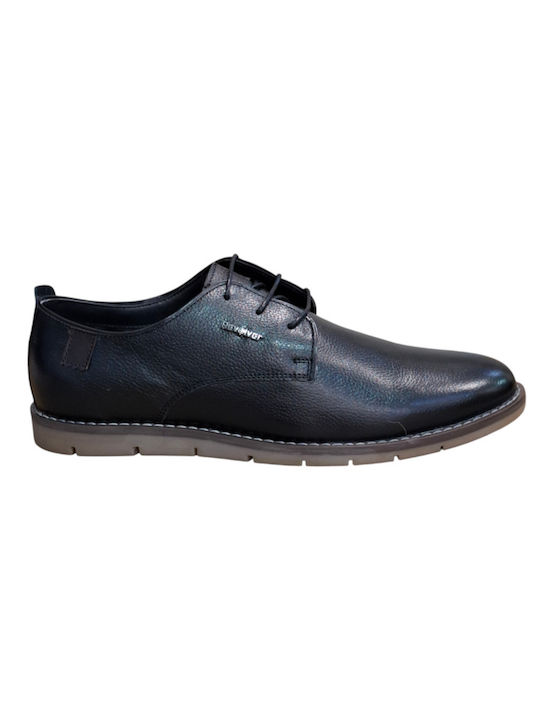 Revolver Men's Leather Casual Shoes Black