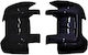Capace Oglindă Stil Batman Idealstore Compatibile Citroen Jumper 2007+ Peugeot Boxer 2007+ Fiat Ducato 2007 Negru Lucios Rezistent la UV Aspect Elegant Instalare Ușoară