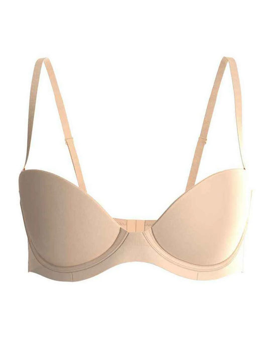 Darcey Strapless Bra Beige