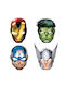 Χάρτινες Μάσκες Mighty Avengers 6 Τεμ