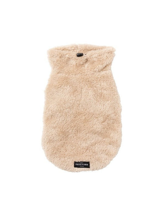 Fuzzyard Πουλόβερ Σκύλους Turtle Teddy Λευκό Mπεζ 70cm Xxl