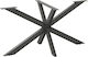 vidaXL Tischständer aus Metall Charcoal 150x78x...