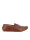 Men's Leather Moccasins Tabac Brown