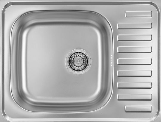 Kuchinox SQA_013T Ένθετος Inox Brushed Μ65xΠ50cm Ασημί