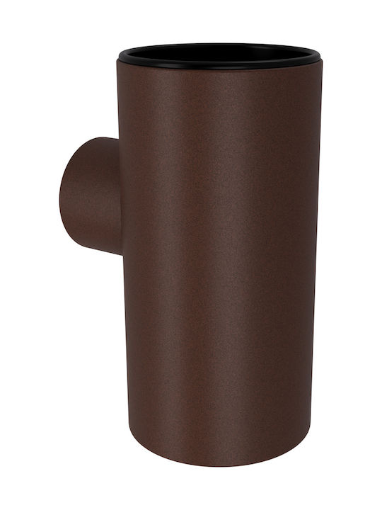 Verdi Wall-mounted Cup Holder Metallic Brown