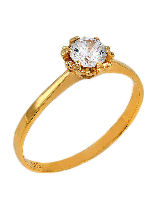 Tasoulis Schmuckkollektion Einzelner Stein aus 14K Gold Tasoulis Schmuckkollektion Einzelner Stein aus 14K Gold