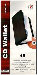CD-Tasche mit 48 Steckplätzen Cabel