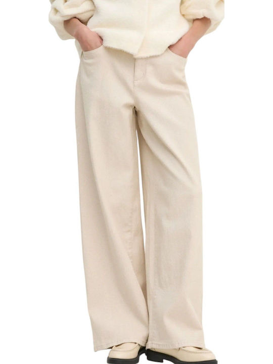 Women's Jean Trousers Ecru