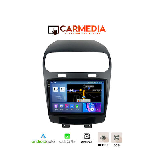 Carmedia Ηχοσύστημα Αυτοκινήτου για Fiat Freemont 2008 (Bluetooth/USB/AUX/WiFi/GPS/Apple-Carplay/Android-Auto) με Οθόνη Αφής 9.5"