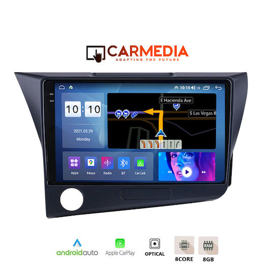 Carmedia Car Audio System for Honda CR-Z 2010-2016 (Bluetooth/USB/AUX/WiFi/GPS/Apple-Carplay/Android-Auto) with Touch Screen 9.5"