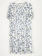 Sorrisino Summer Women's Nightdress White, Light Blue, Multicolored