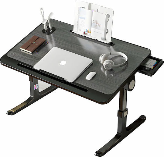 Linomag Tabelul pentru Laptop Adjustable, Foldable, 60cm x 40cm x 27cm ~ 40cm