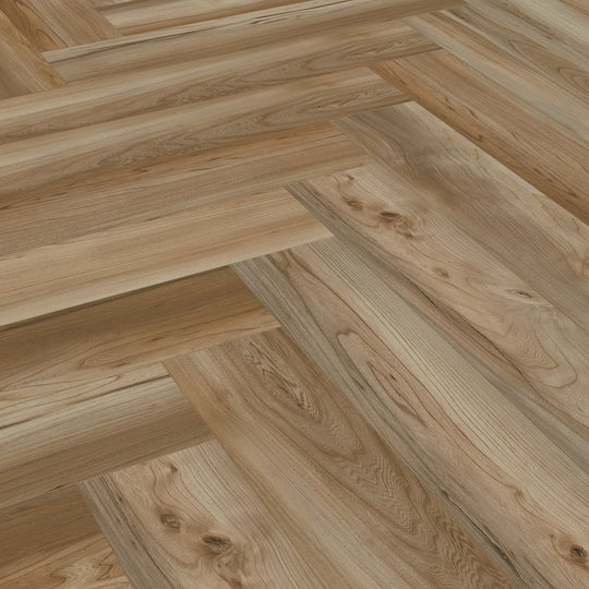 Kronotex Laminate Floor Herringbone 8mm-ac4/32 Villosa Nature Box 1.238 M2 D50172he