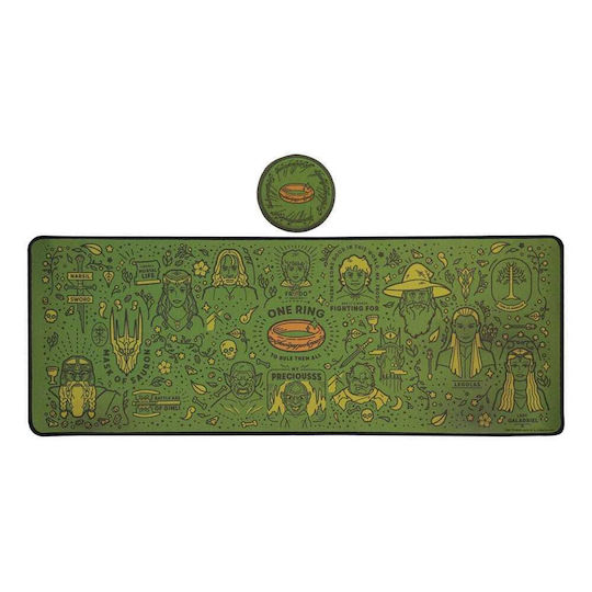 Lord Of The Rings Desk Pad And Coaster Set