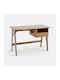 Kids Desk made of Melamine Brown 55x110x76cm