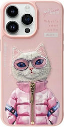 Nimmy Glasses Cute 2.0 Roz Alb Bogat și Frumos (iPhone 15 Pro Max)