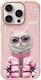 Nimmy Glasses Cute 2.0 Back Cover Σιλικόνης / Πλαστικό Αδιάβροχο Pink White Rich and Beauty (iPhone 16 Pro)