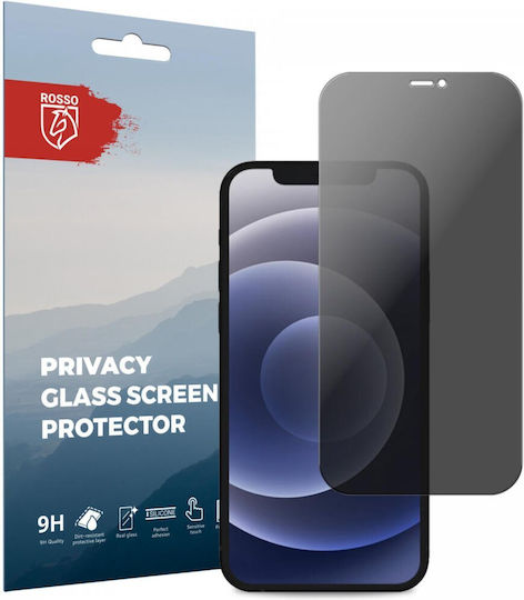 Rosso 2.5D Privacy Tempered Glass Μαύρο (iPhone 12 mini )