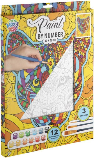 Creative Set Paint By Numbers Panther Canvas
