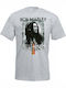 GPclothes Rastaman Vibration Bob Marley T-shirt Γκρι