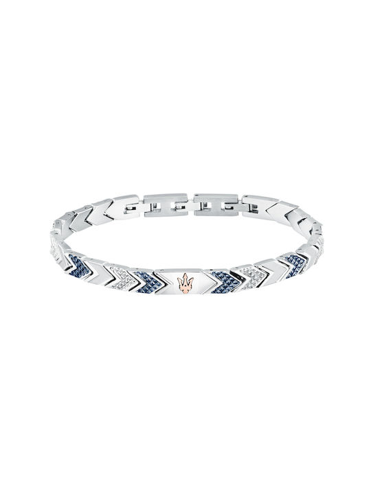 Maserati Men's Bracelet from Stainless Steel 5cm