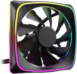 Sharkoon Shark Lights PWM Gehäuselüfter 120mm (1000rpm / 39,26cfm) mit RGB Beleuchtung und Verbindung 4-Pin Sharkoon Shark Lights PWM Gehäuselüfter 120mm (1000rpm / 39,26cfm) mit RGB Beleuchtung und Verbindung 4-Pin