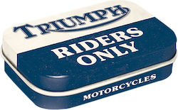 Triumph Riders Only Pill Box