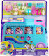 Mattel Abenteuer Wohnwagen mit Polly Pocket Tieren für 4+ Jahre