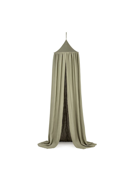 Mosquito Net Room Cotton Green 300cm