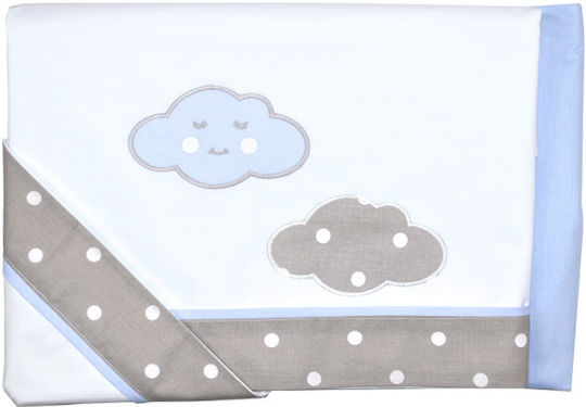 Baby Star Set Baby Bettlaken Für Krippe Baumwolle Angepasst Weiß 110x150cm 3Stück
