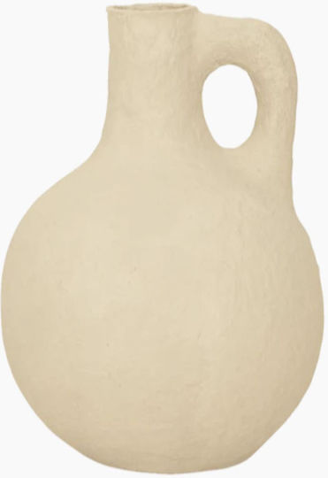 Urban Nature Culture Amsterdam Διακοσμητικό Βάζο Keramik Beige 1Stück