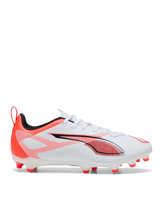 Ultra 5 Play Fg Ag Jr Kids Molded Soccer Shoes White