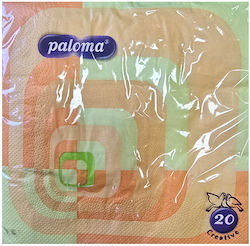 20x20 Χαρτοπετσέτες 3 Φύλλων